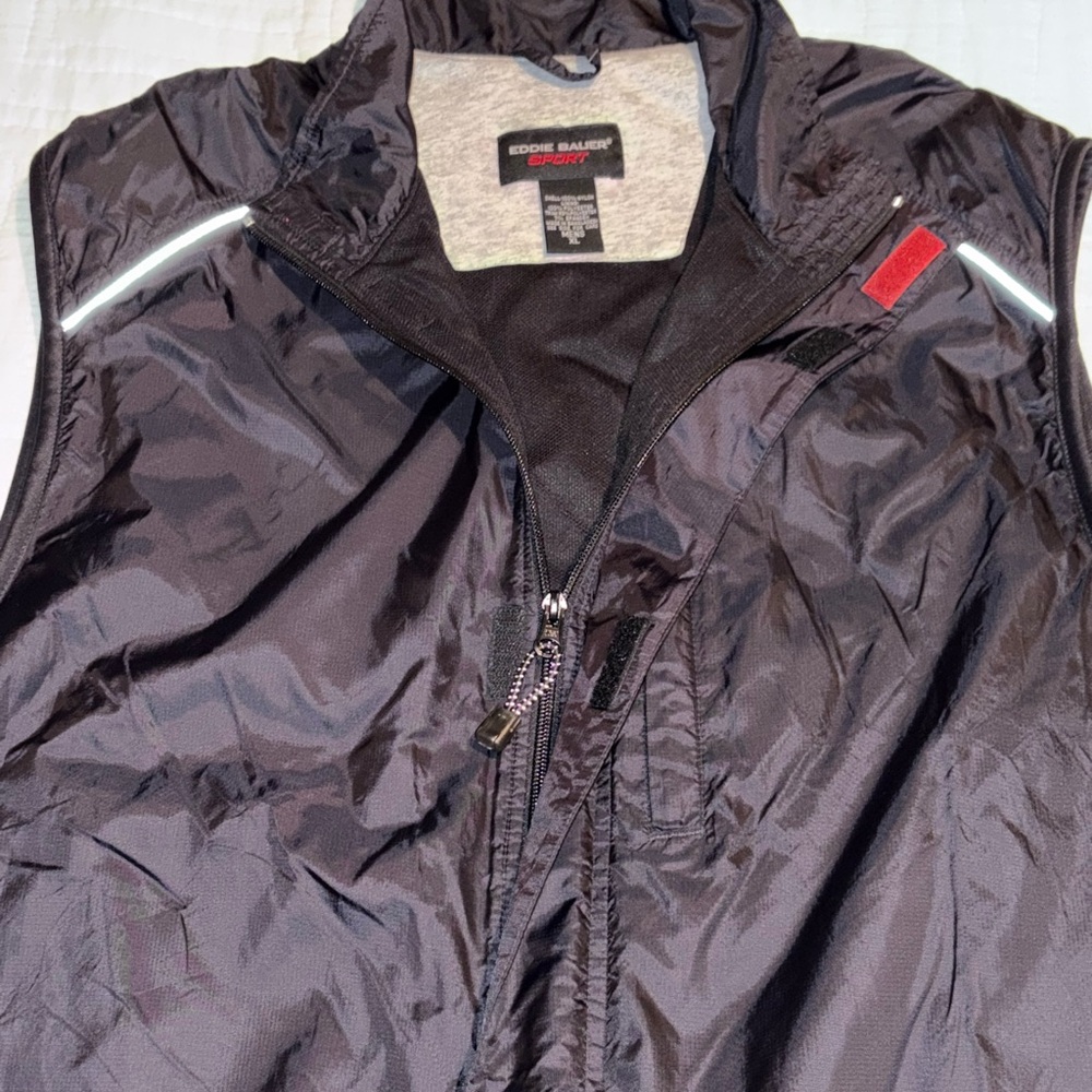Men’s XL Eddie Bauer Sport Men’s Black Nylon Performance Vest